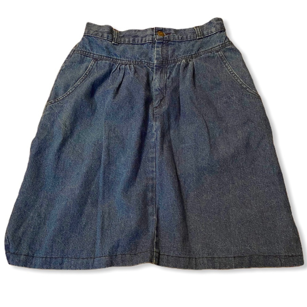 Vintage Levi’s Misses Denim A Line Skirt w Pockets, Medium, Made in the USA, M